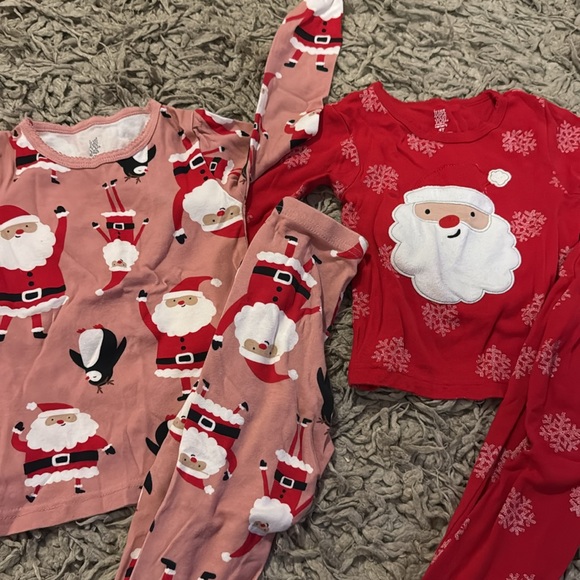 Carter’s Christmas Pajama Bundle / Lot 4T - Picture 1 of 4